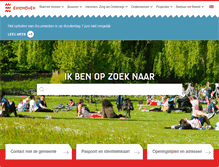 Tablet Screenshot of eindhoven.nl